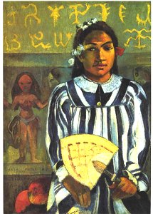 Gauguin- Tahamaha hat viele Vorfahren - 1893