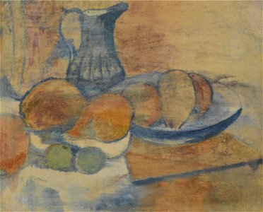 Gauguin, Nature Morte à la cruche et aux fruits, F132