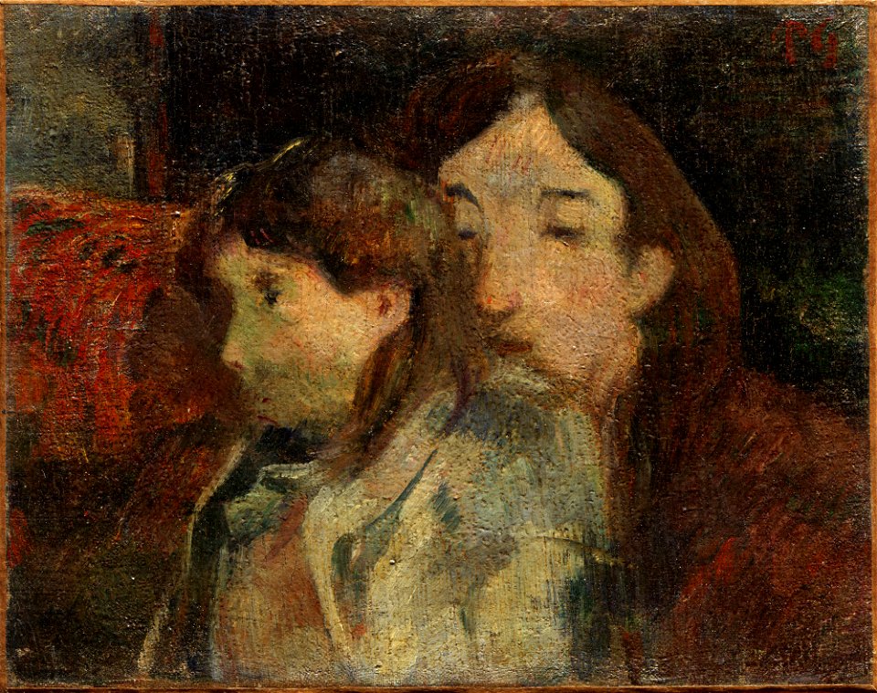 Gauguin, Paul, Figures in an Interior, ca. 1890