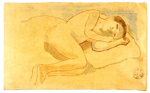 Gauguin, Reclining Tahitian, F15
