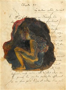 Gauguin, Seated Tahitian, F126