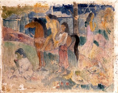 Paul Gauguin - Tahitian Scene
