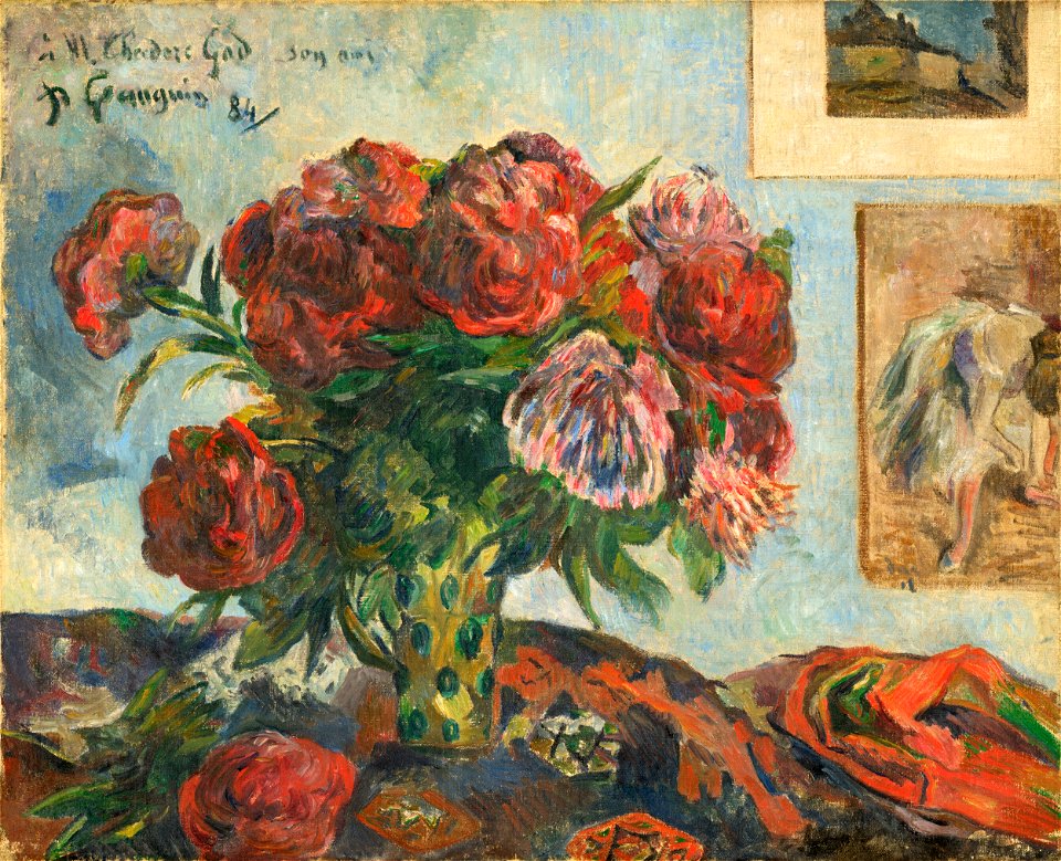Paul Gauguin - Les Pivoines I (1884)