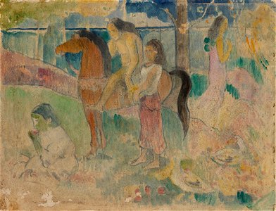 Gauguin, Tahitian Scene, F130