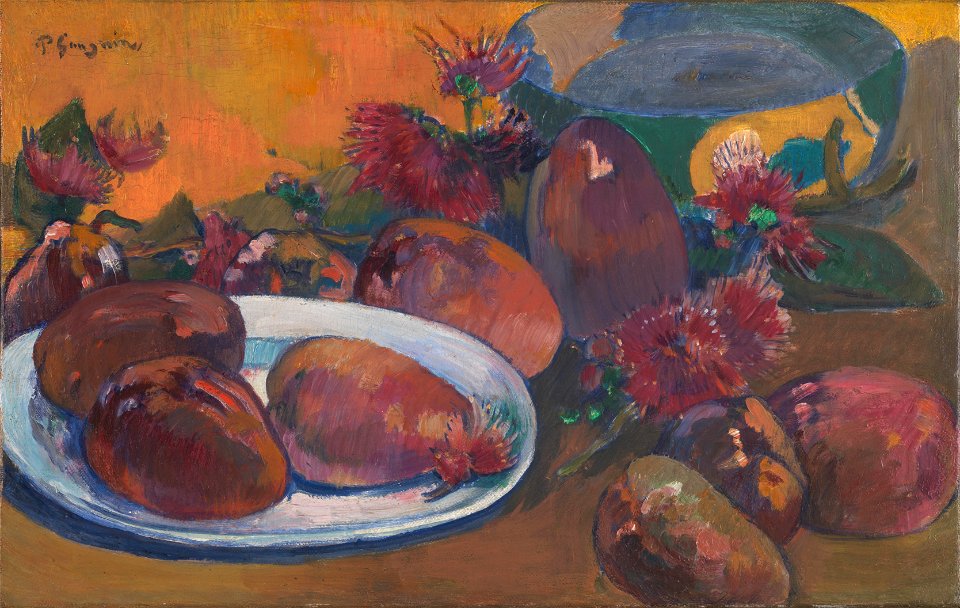 Gauguin - Stilleben mit Mangofrüchten - 1896