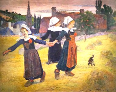 La ronde des petites bretonnes de P. Gauguin (Grand Palais, Paris) (37472107224)