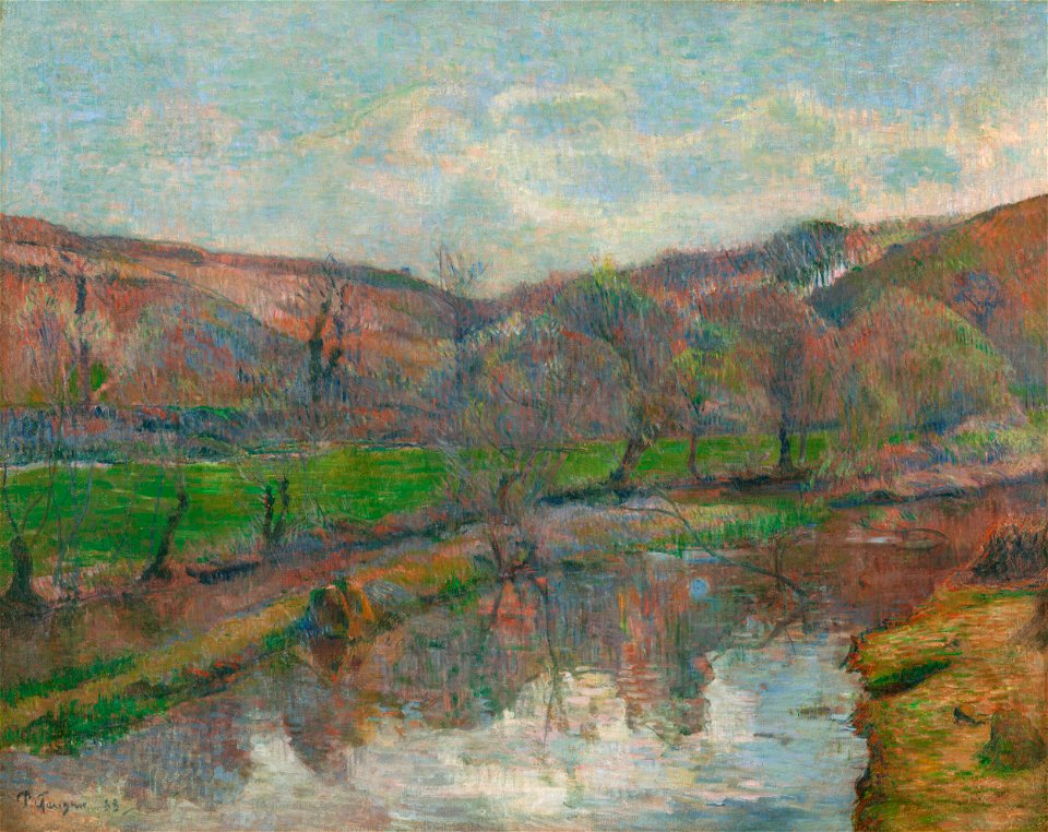 Paul Gauguin - Paysage de Bretagne (1888)