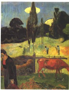 Gauguin - Die rote Kuh - 1889
