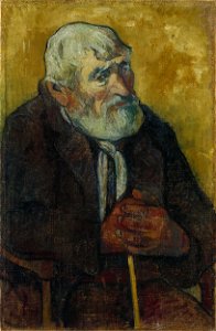Paul Gauguin - Vieil homme au bâton (1888)