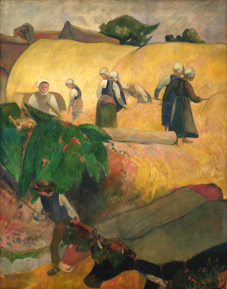The Haystacks Paul Gauguin 1889