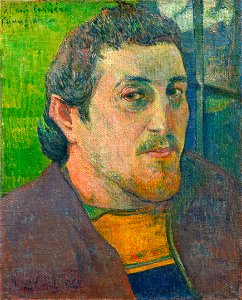 Paul Gauguin - Autoportrait dédié à Carrière (1888 ou 1889)