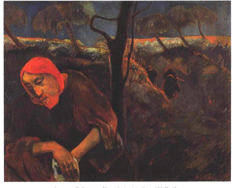 Gauguin - Christus am Ölberg - 1889