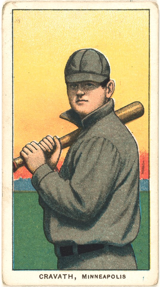 Gavvy Cravath, Minneapolis Team, baseball card portrait LCCN2008677005