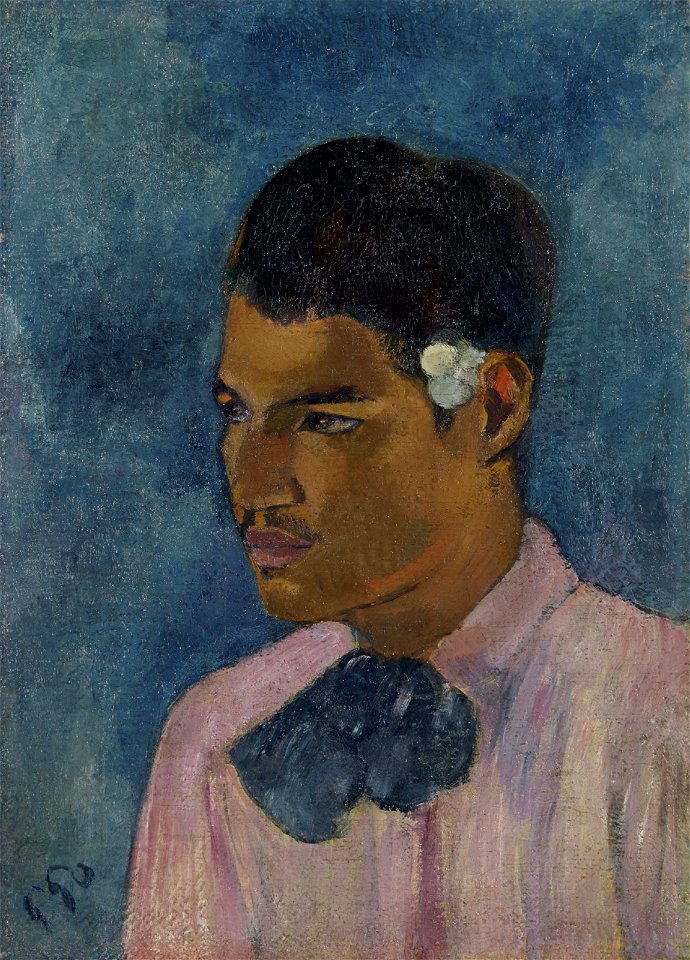 Paul Gauguin - Jeune homme à la fleur (1891)
