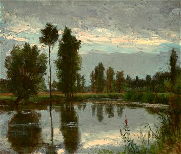 'Grez-sur-Loing' by Winckworth Allan Gay