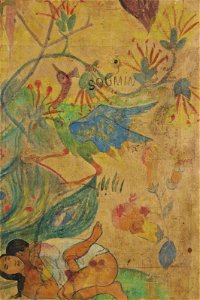 Paul Gauguin - L'ibis bleu (1892). Free illustration for personal and commercial use.