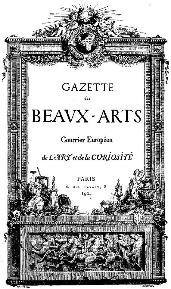 Gazette des Beaux-Arts, vol 32 - 1904 (page 408 crop)