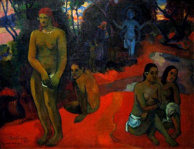 Paul Gauguin - Te Pape Nave Nave (Delectable Waters). Free illustration for personal and commercial use.