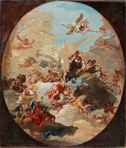 GD Tiepolo Apoteosis de Hércules. Free illustration for personal and commercial use.