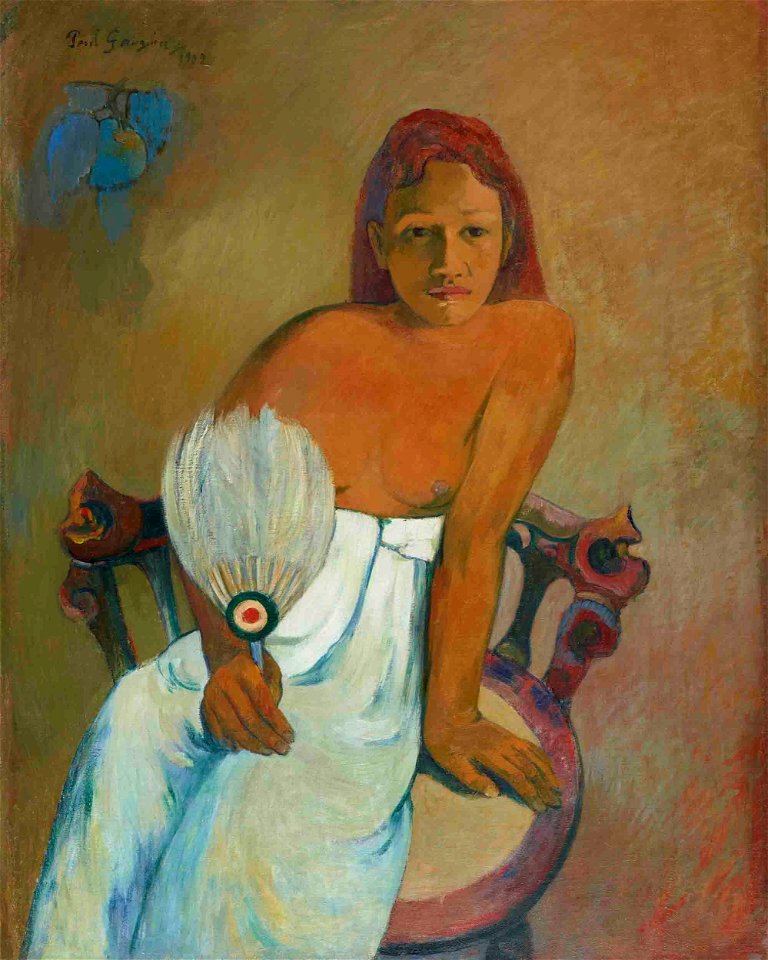 Paul Gauguin - Jeune fille à l'éventail (1902)