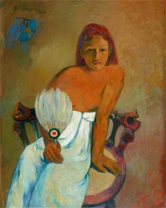 Paul Gauguin - Jeune fille à l'éventail (1902)
