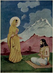 Gayatri goddess appears before Kaushika rishi