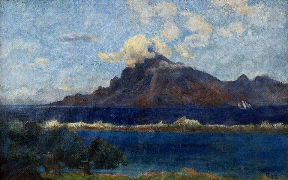 Paul Gauguin - Paysage de Te vaa (1896)