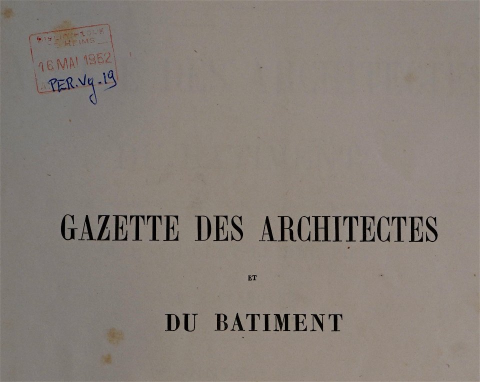 Gazette des architectes 89555