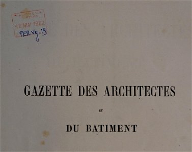 Gazette des architectes 89555