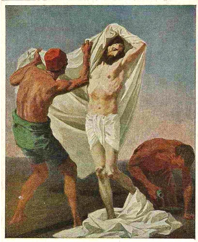 Gebhard Fugel - Jesus wird seiner Kleider beraubt - 10. Station