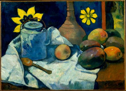 Still Life with Teapot and Fruit MET DT1027