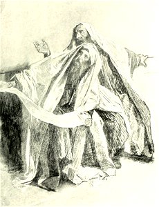 Gebhard Fugel Christus vor dem Hohen Rat Studie zu zwei Juden