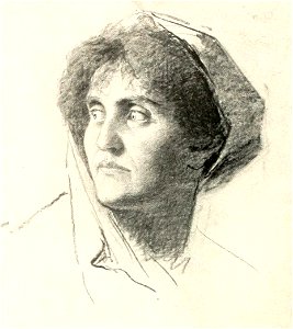 Gebhard Fugel Frauenkopf Studie