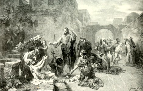 Gebhard Fugel Jesus heilt Kranke 1885
