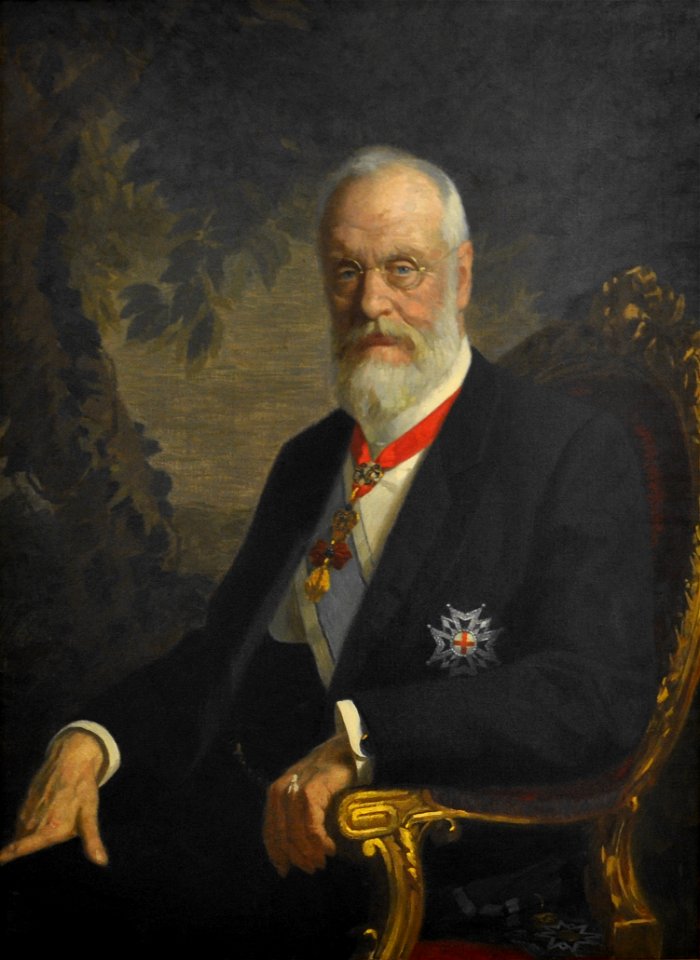 Gebhard Fugel Porträt Ludwig III von Bayern c1917