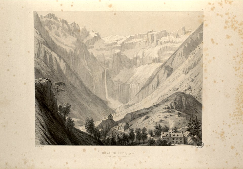 Gavarni (Hautes-Pyrénées) - Frontières de France - Fonds Ancely - B315556101 A PARIS 1 045
