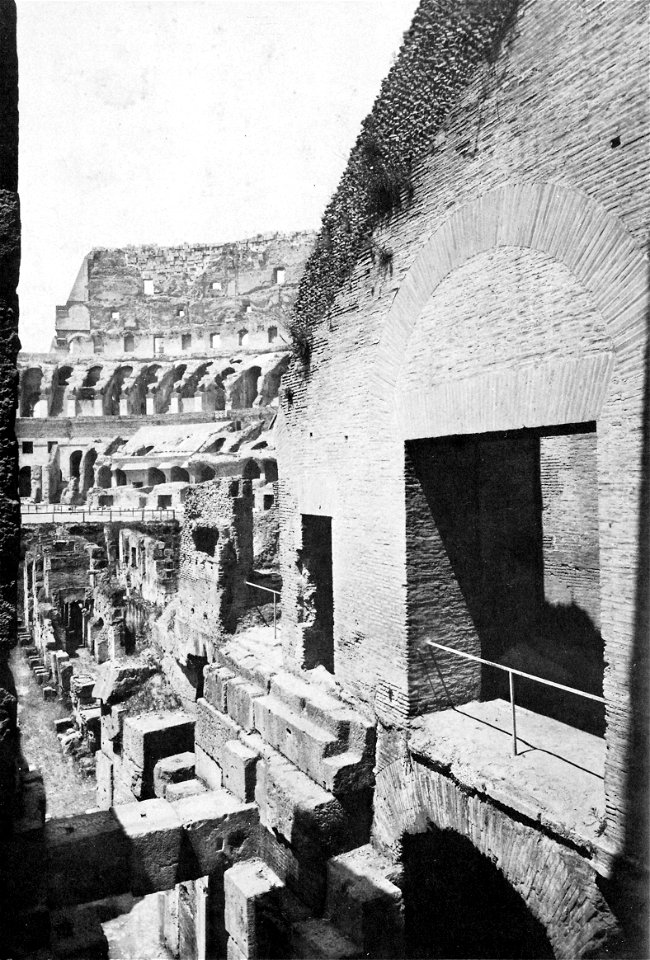 Gebrüder Alinari - Innenansicht des Kolosseums (Zeno Fotografie)