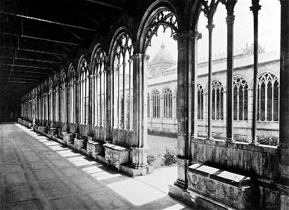 Gebrüder Alinari - Der Friedhof in Pisa (Zeno Fotografie)