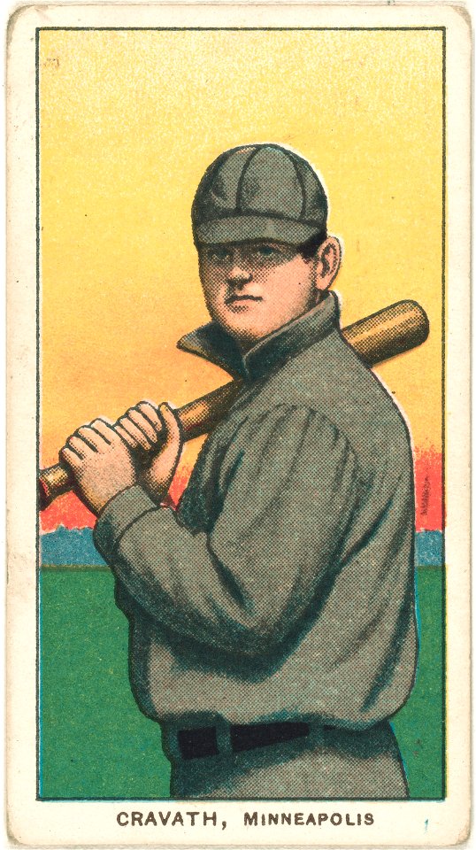 Gavvy Cravath, Minneapolis Team, baseball card portrait LCCN2008677005