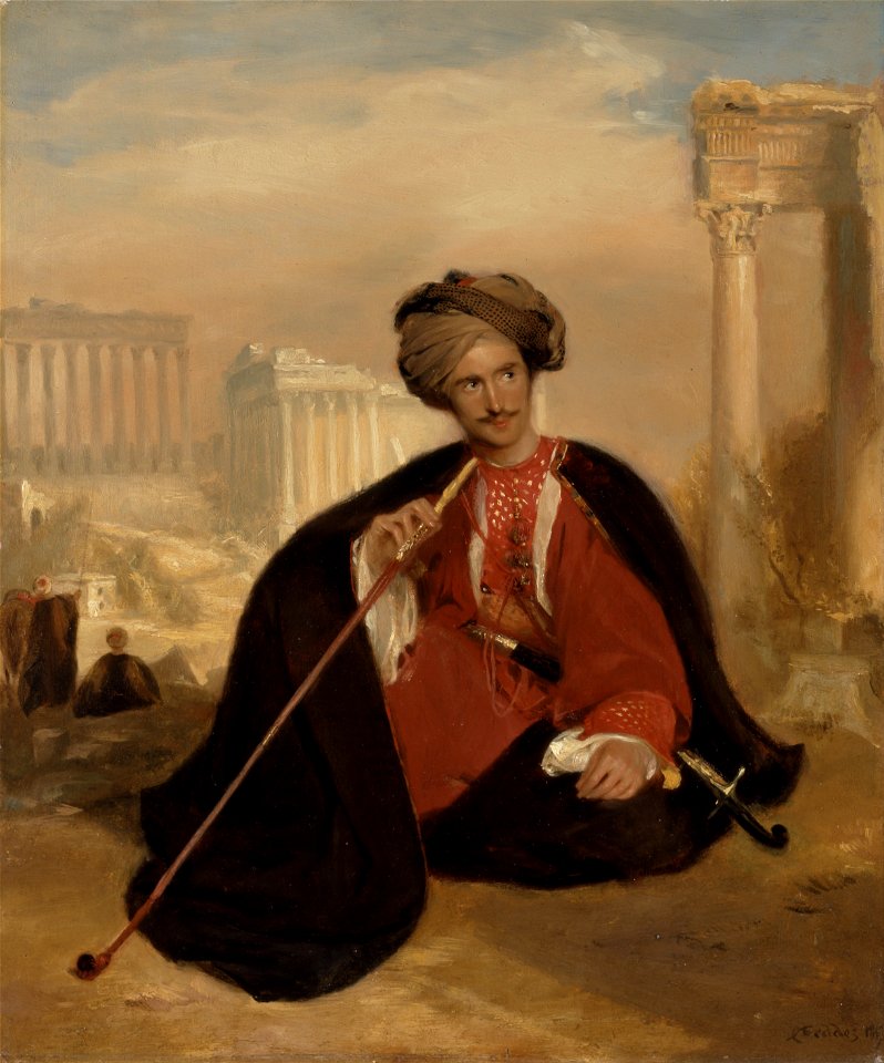 Andrew Geddes - Charles Lenox Cumming-Bruce in Turkish Dress - Google Art Project