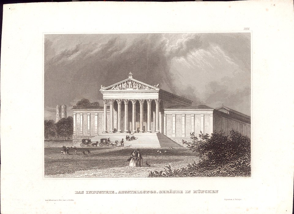 Gebouw van de Industriele Tentoonstelling in München, objectnr A 58225