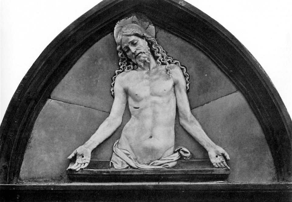 Gebrüder Alinari - Darstellung der Kreuzigung in der Barmherzigkeitskirche in Florenz (Zeno Fotografie)