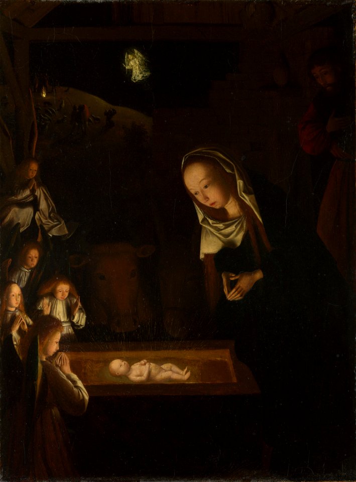 Geertgen tot Sint Jans - Nativity, at Night - WGA08514