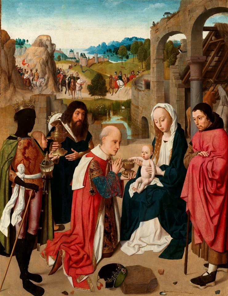 Geertgen tot St. Jans - De aanbidding van de koningen - Rijksmuseum SK-A-2150