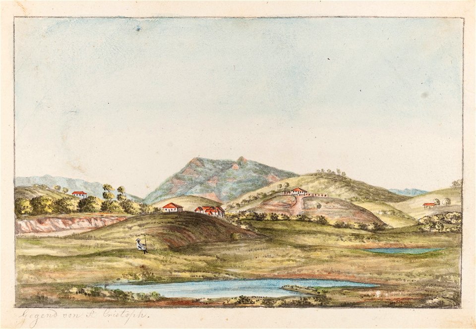 Gegend von St Cristoph, da Coleção Brasiliana Iconográfica