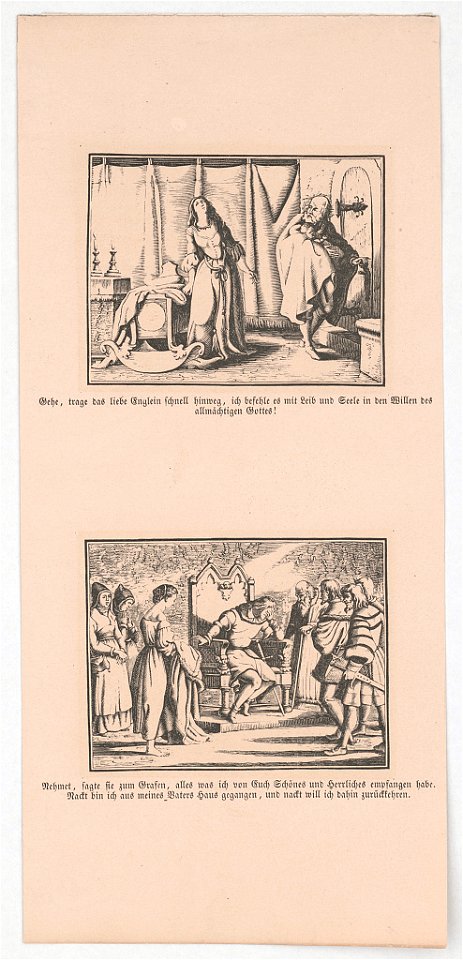 Gehe, trage das liebe Englein schnell hinweg, ich befehle es mit Leib und Seele in den Willen des allmächtigen Gottes! LCCN2017660100