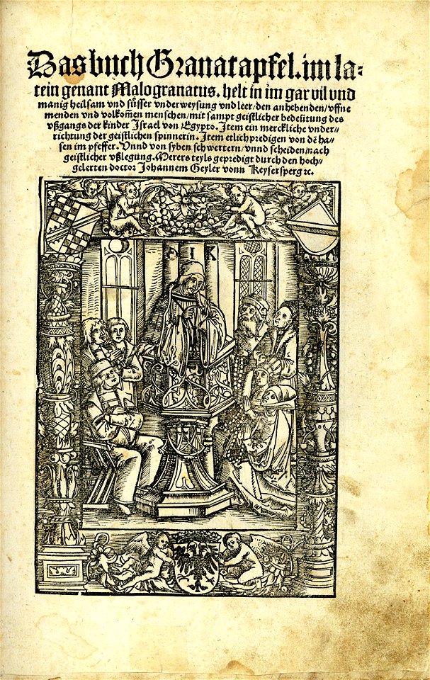 Geiler Das Buch Granatapfel 1516