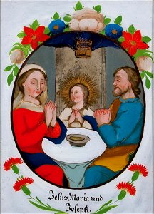 Gege (workshop) Heilige Familie bei Tisch