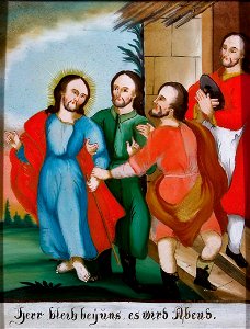 Gege (workshop) Jesus und die Emmausjünger 19Jh