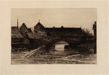 Gebouwen aan een gracht, objectnr A 14134